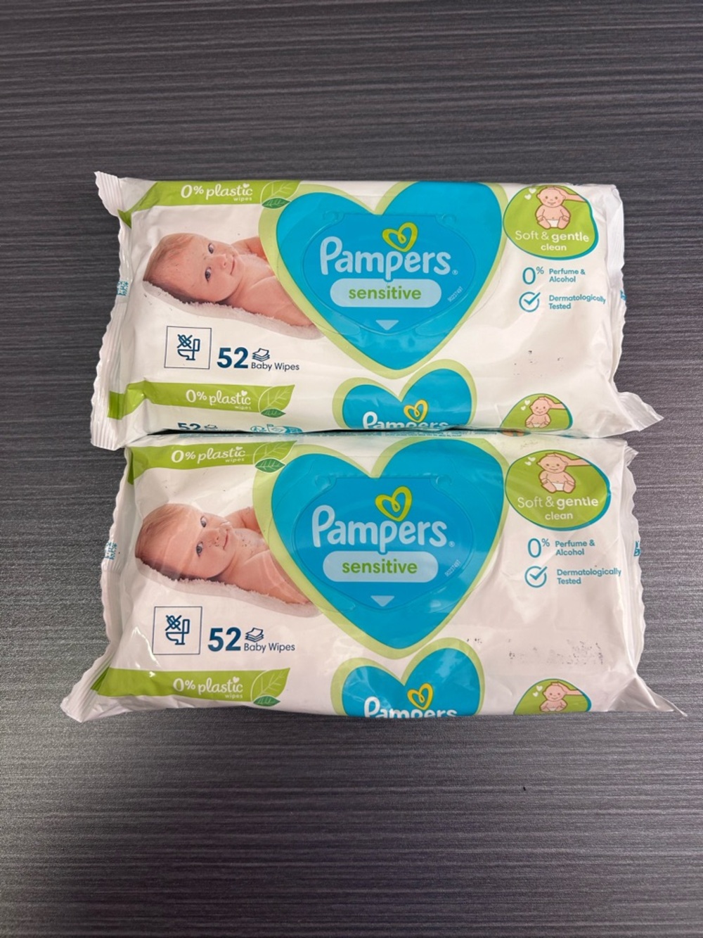 Pampers Sensitive Baby Wipes (2 Pack) 52 count each